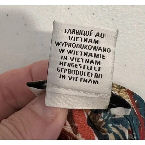 Nicole Miller Women’s Dress Size 8 Floral paisley Button 3/4 Sleeve - Picture 12 of 12